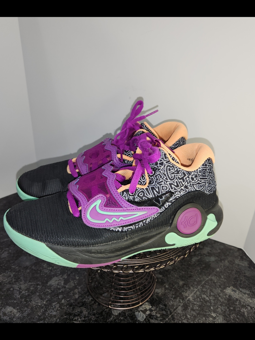 Nike Timothy Goodman KD Trey 5 X Brooklyn Courts Baseketball Shoes.